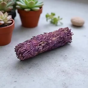 Lavendel smudgestick ca. 11,5 cm til aura rensning, energibalancering og indre ro