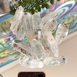 Bjergkrystal med Lodolit,  Ml 2,5 - 3 cm