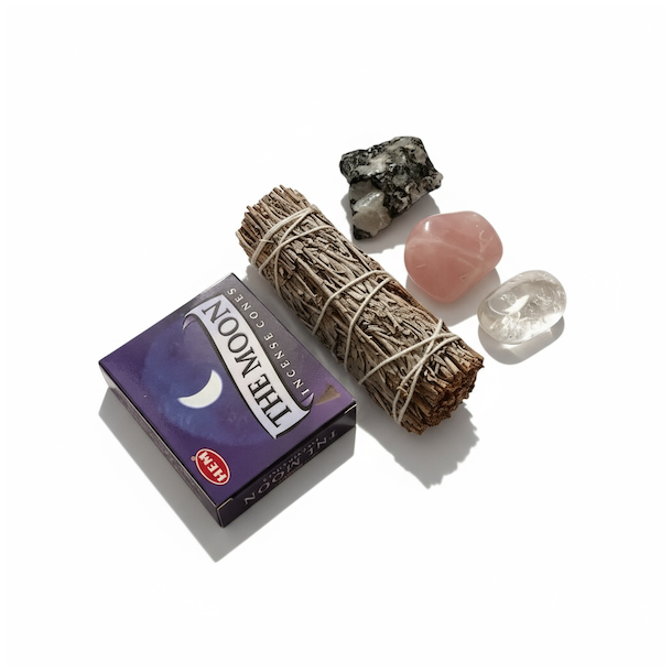 M�nemagiens Rituals�t � Smudging, Krystaller og M�neenergi
