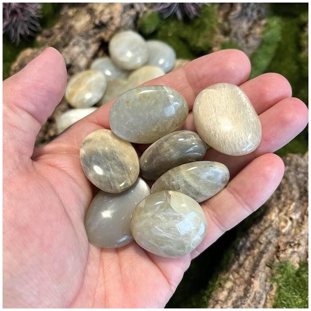Lommesten mnesten | ovale | Ml 3 - 3,5 cm