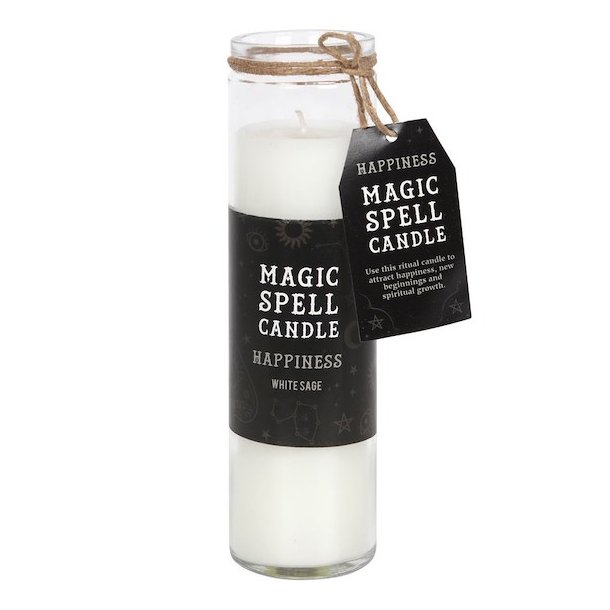 Magiske spell lys i glas