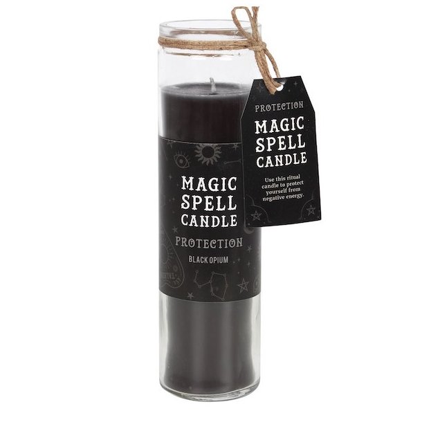 Magiske spell lys i glas