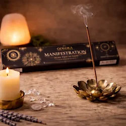 Manifestation R�gelsespinde fra Goloka med Obsidian � 11 - 12 Aura Protection pinde