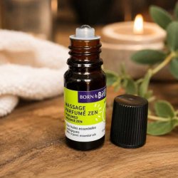 �ben Zen Roll On med st�lkugle og �kologiske �teriske olier af citrus og lavandin.