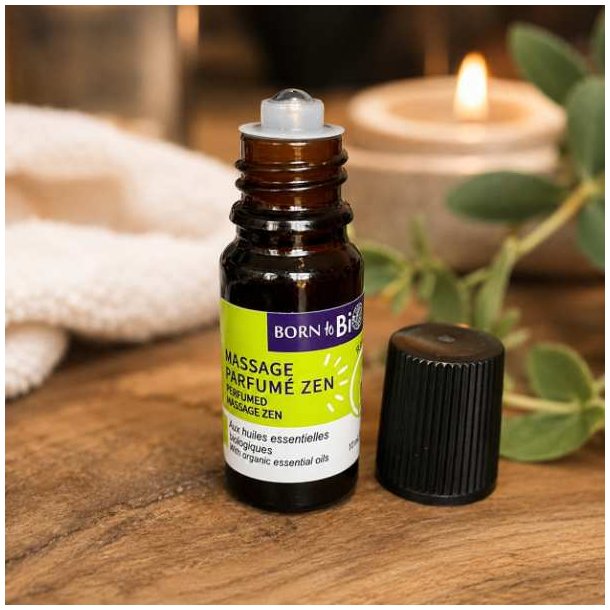 �ben Zen Roll On med st�lkugle og �kologiske �teriske olier af citrus og lavandin.