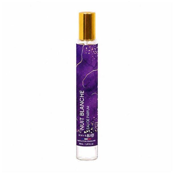 Nuit Blanche Eau de Parfum 30 ml p� hvid baggrund &ndash; elegant fransk parfume med blomsteragtige og varme orientalske noter.