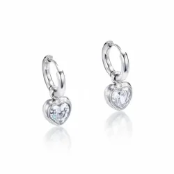 Hjerte-Creoler med Klare Rhinsten � Indre K�rlighed