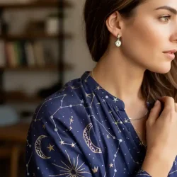 Hjerte-Creoler med Klare Rhinsten  Indre Krlighed