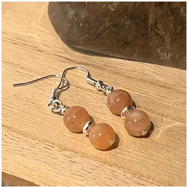 Hndlavede forslvede reringe med solsten  unikke, nikkelfri og smuk energi