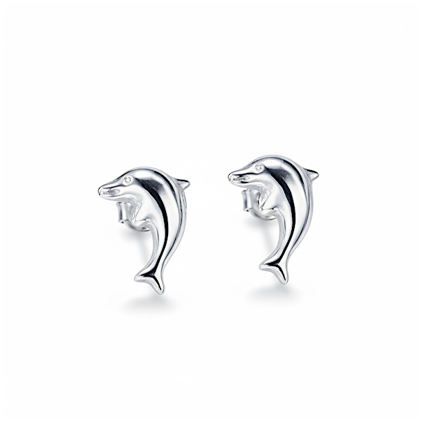 Spirituelle restikker med delfin i rustfrit stl  elegante og meningsfulde smykker
