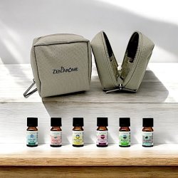 6 �teriske Olier + Gratis Taske � Perfekt til Aromaterapi &amp; Sauna