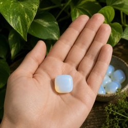 Opalit Lommesten 2-3 cm Smuk Sten til Intuition og Indre Ro