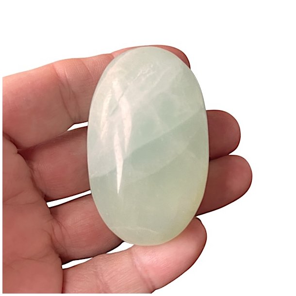 Pistacie Calcit Hndsten (5,6 x 3,5 x 2,5)  Ro, Balance &amp; Blid Healing