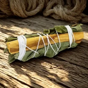 Palo Santo & Eucalyptus Smudgestick � Naturlig renselse af krop, sind og rum 10 cm