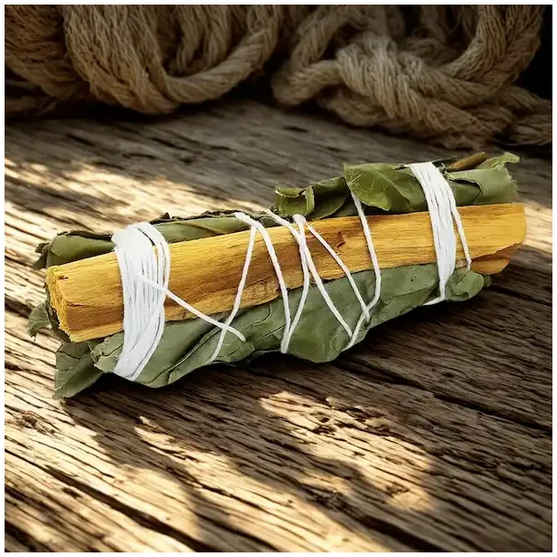 Palo Santo &amp; Eucalyptus Smudgestick  Naturlig renselse af krop, sind og rum 10 cm