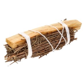 Rosmarin og Palo Santo Smudge Stick 10 - 11 cm  Rens Energi og Skab Balance i Dit Hjem
