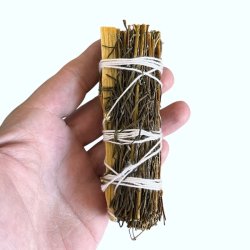 Rosmarin og Palo Santo Smudge Stick 10 - 11 cm  Rens Energi og Skab Balance i Dit Hjem