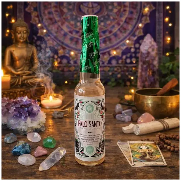 Palo Santo Cleansing Water 221 ml � rensende vand til aura, energi og positiv balance