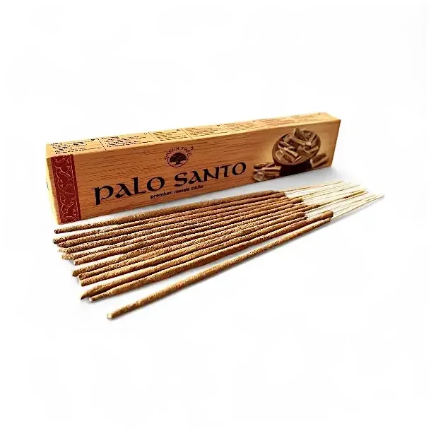 Green Tree Palo Santo r�gelse � 11�12 h�ndrullede pinde til meditation &amp; hjem