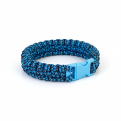 Stilfuldt, robust og unikt paracord armb�nd � h�ndlavet kvalitet, model G