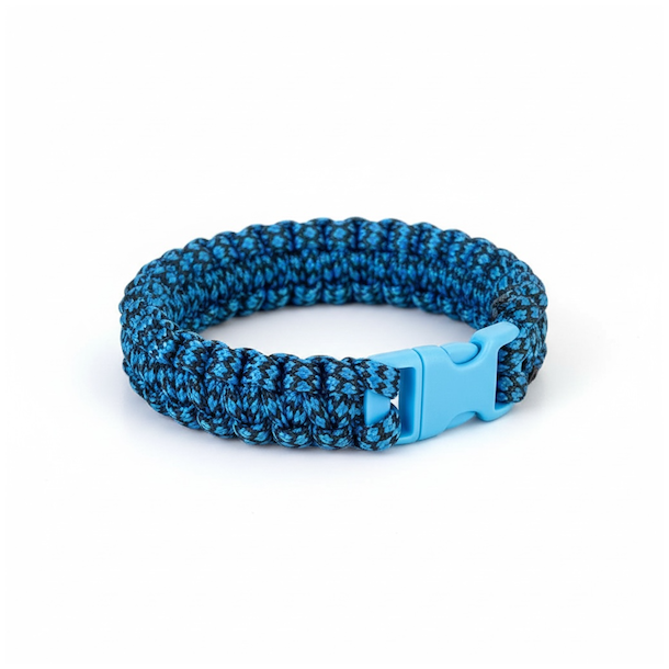 Stilfuldt, robust og unikt paracord armb�nd � h�ndlavet kvalitet, model G