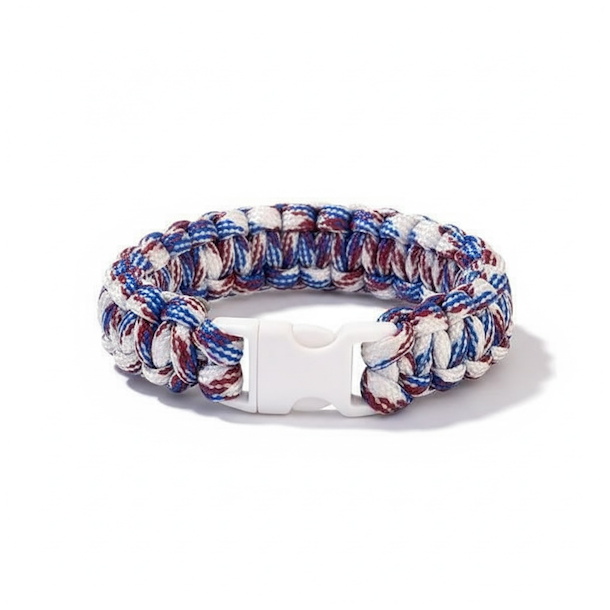 Stilfuldt, robust og unikt paracord armb�nd � h�ndlavet kvalitet, model D