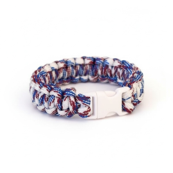 Stilfuldt, robust og unikt paracord armb�nd � h�ndlavet kvalitet, model D