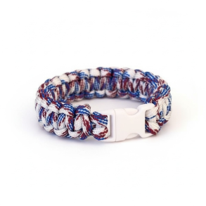 Stilfuldt, robust og unikt paracord armb�nd � h�ndlavet kvalitet, model D