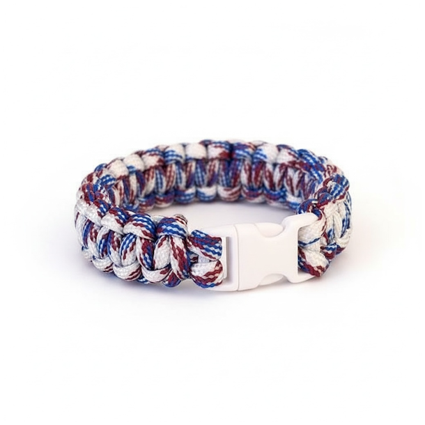 Stilfuldt, robust og unikt paracord armb�nd � h�ndlavet kvalitet, model D