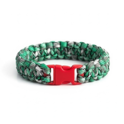 Stilfuldt, robust og unikt paracord armb�nd � h�ndlavet kvalitet, model H