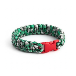 Stilfuldt, robust og unikt paracord armb�nd � h�ndlavet kvalitet, model H