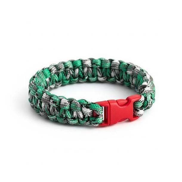 Stilfuldt, robust og unikt paracord armb�nd � h�ndlavet kvalitet, model H
