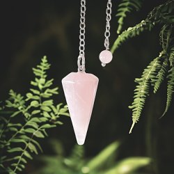Penduler Rosenkvarts | Rosakvarts | Ml 22 x 4 x 2 cm