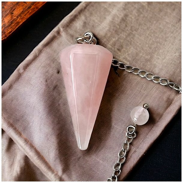 Penduler Rosenkvarts | Rosakvarts | Ml 22 x 4 x 2 cm