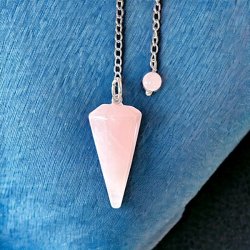 Penduler Rosenkvarts | Rosakvarts | Ml 22 x 4 x 2 cm