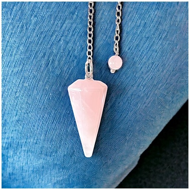 Penduler Rosenkvarts | Rosakvarts | Ml 22 x 4 x 2 cm