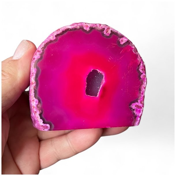 Pink Agat Geode | UNIKA | 6,3 x 7 cm