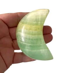 Unikke pistacie calcit Mner  hndskrne og polerede i forskellige strrelser og vgtklasser