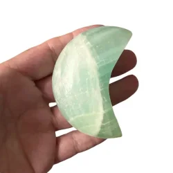 Unikke pistacie calcit Mner  hndskrne og polerede i forskellige strrelser og vgtklasser