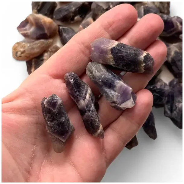M�rke r� Ametystspidser fra Afrikas Dybder 3 - 3,5 cm