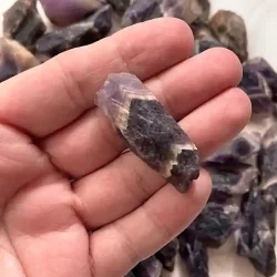 M�rke r� Ametystspidser fra Afrikas Dybder 3 - 3,5 cm