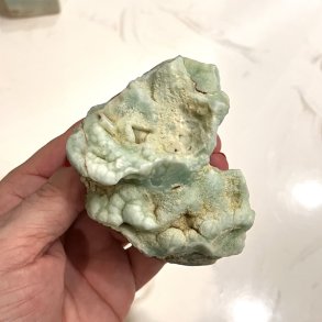 Unik Bl�gr�n Aragonitkrystal i R� Form � 322 g � En Krystal i S�rlig Fin Kvalitet