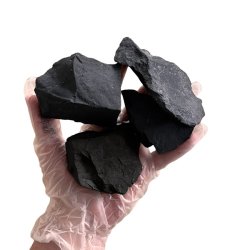 R Shungit i Pose - Strrelse M - L, vgt 525-550 gram (3 - 5 stk)