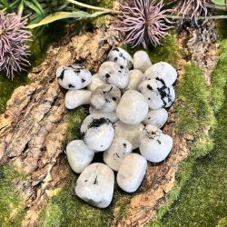 Lommesten | regnbue m�nesten | M�l 2-3 cm