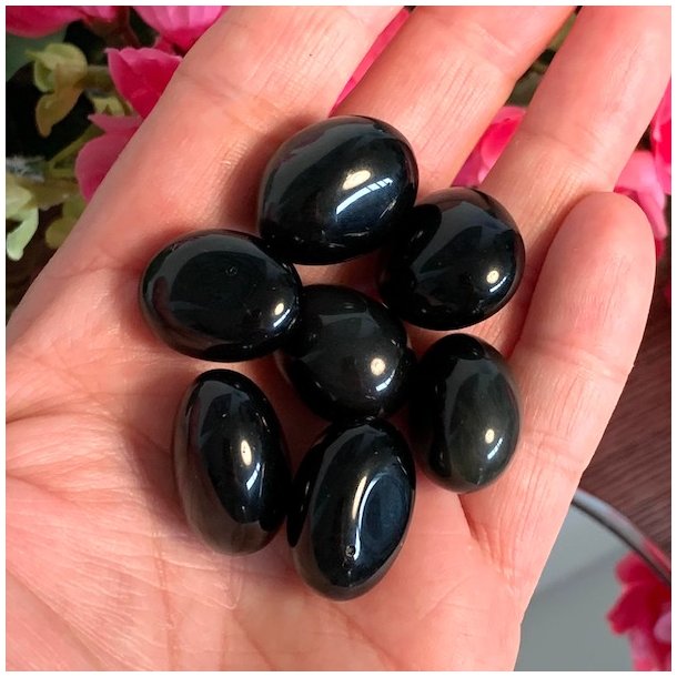 regnbue obsidian | lommesten | Ml 2-2,5 cm | B kvalitet 