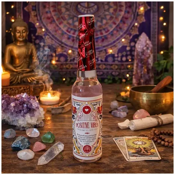 Cleansing Water til positiv energi og klarhed � 221 ml spirituelt renselsesvand til hjem og sj�l