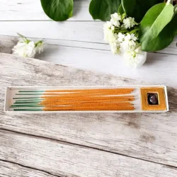 Lavendel Rgelse &amp; Ametyst  11-12 rgelsespinde med krystal til ro, balance og fordybelse