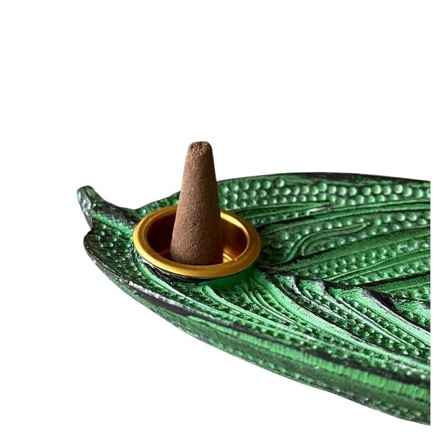 Unik Rgelsesholder udformet som Blad  Ml 23 x 7 cm