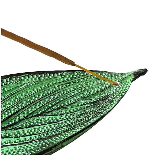 Unik Rgelsesholder udformet som Blad  Ml 23 x 7 cm