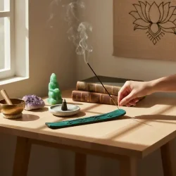 R�gelsesholder i gr�nt tr� med smukke udsk�ringer � 25,5 x 3,7 cm dekorativ